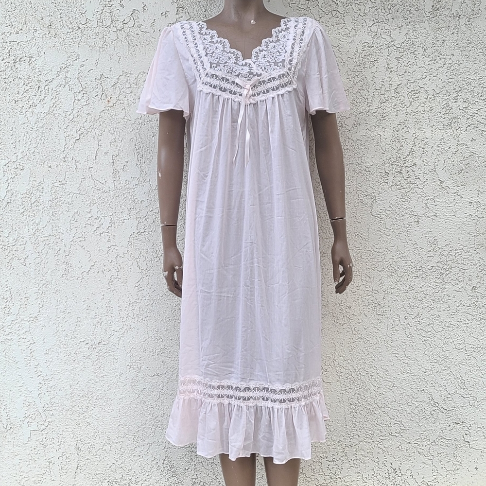Light Pink Sheer Nightgown